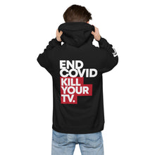 Load image into Gallery viewer, KILL YOUR TV // Unisex fleece hoodie, black
