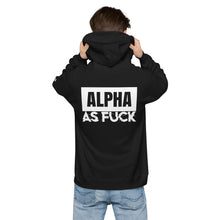 Load image into Gallery viewer, ALPHA AS FUCK - Unisex Hoodie, black
