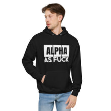 Load image into Gallery viewer, ALPHA AS FUCK - Unisex Hoodie, black
