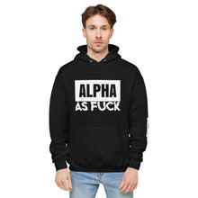 Load image into Gallery viewer, ALPHA AS FUCK - Unisex Hoodie, black
