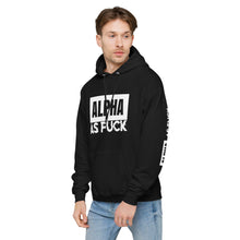 Load image into Gallery viewer, ALPHA AS FUCK - Unisex Hoodie, black
