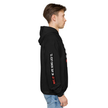 Load image into Gallery viewer, NO FEAR - Unisex fleece hoodie (Black)
