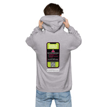 Load image into Gallery viewer, FUCK THE COVID-19 PASSPORT -- Unisex fleece hoodie (white, grey)
