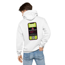 Load image into Gallery viewer, FUCK THE COVID-19 PASSPORT -- Unisex fleece hoodie (white, grey)
