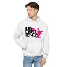 Load image into Gallery viewer, DISOBEDIENCE IS A VIRTUE - Unisex fleece hoodie - White
