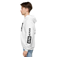 Load image into Gallery viewer, ALPHA AS FUCK - Unisex Hoodie, white
