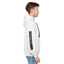 Load image into Gallery viewer, NO FEAR - Unisex fleece hoodie (White)
