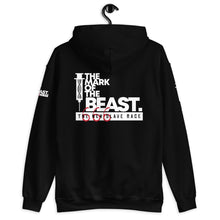 Load image into Gallery viewer, THE MARK OF THE BEAST 666 // Unisex Hoodie // All dark colors
