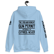 Load image into Gallery viewer, 2ND AMENDMENT // Unisex Hoodie // All light colors
