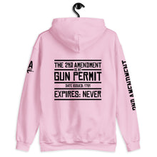 Load image into Gallery viewer, 2ND AMENDMENT // Unisex Hoodie // All light colors
