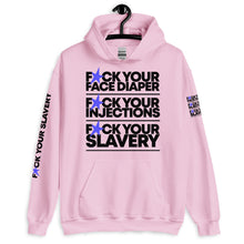 Load image into Gallery viewer, FUCK YOUR SLAVERY // FYS // Unisex Hoodie // All light colors
