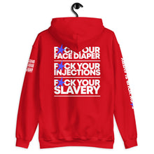 Load image into Gallery viewer, FUCK YOUR SLAVERY // FYS // Unisex Hoodie // All dark colors
