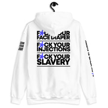 Load image into Gallery viewer, FUCK YOUR SLAVERY // FYS // Unisex Hoodie // All light colors
