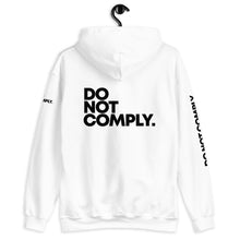 Load image into Gallery viewer, DO NOT COMPLY // Unisex Hoodie // All light colors
