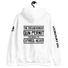 Load image into Gallery viewer, 2ND AMENDMENT // Unisex Hoodie // All light colors
