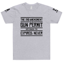 Load image into Gallery viewer, 2ND AMENDMENT // Unisex T-Shirt // All light colors
