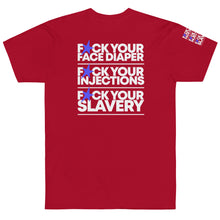 Load image into Gallery viewer, FUCK YOUR SLAVERY // FYS // UNISEX T-Shirt // All dark colors
