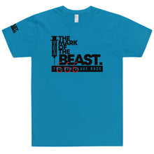 Load image into Gallery viewer, THE MARK OF THE BEAST // Unisex T-Shirt // All light colors
