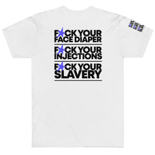 Load image into Gallery viewer, FUCK YOUR SLAVERY // FYS // UNISEX T-shirt // All light colors
