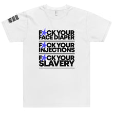 Load image into Gallery viewer, FUCK YOUR SLAVERY // FYS // UNISEX T-shirt // All light colors
