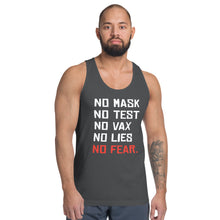 Load image into Gallery viewer, NO FEAR - Classic Tank Unisex (black, grey)
