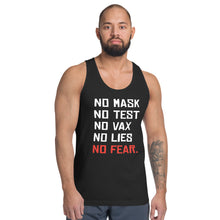 Load image into Gallery viewer, NO FEAR - Classic Tank Unisex (black, grey)
