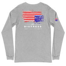 Load image into Gallery viewer, AMERICA IN DISTRESS -- Unisex Long Sleeve Tee (all colors)
