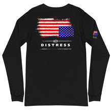 Load image into Gallery viewer, AMERICA IN DISTRESS -- Unisex Long Sleeve Tee (all colors)
