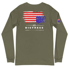 Load image into Gallery viewer, AMERICA IN DISTRESS -- Unisex Long Sleeve Tee (all colors)
