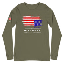 Load image into Gallery viewer, AMERICA IN DISTRESS -- Unisex Long Sleeve Tee (all colors)
