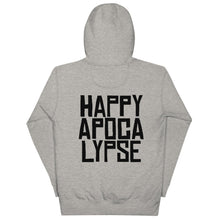 Load image into Gallery viewer, HAPPY APOCALYPSE -- Unisex Hoodie (All Light Colors)
