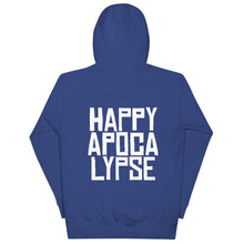 Load image into Gallery viewer, HAPPY APOCALYPSE -- Unisex Hoodie (All Dark Colors)
