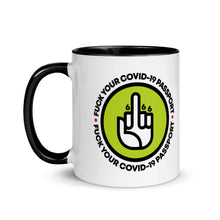 Load image into Gallery viewer, FUCK THE COVID-19 PASSPORT - MUG
