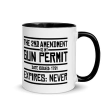 Load image into Gallery viewer, 2ND AMENDMENT // Mug with Color Inside
