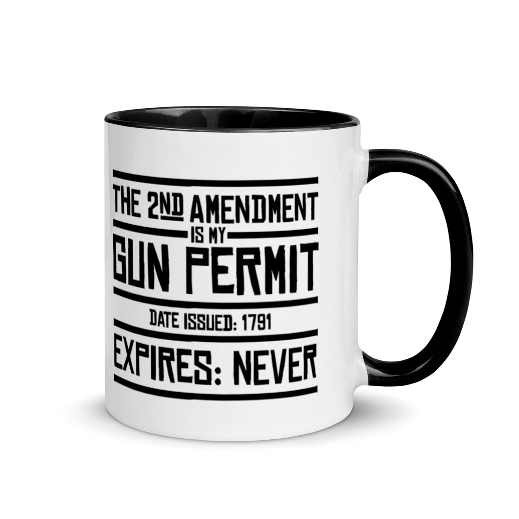 2ND AMENDMENT // Mug with Color Inside