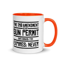 Load image into Gallery viewer, 2ND AMENDMENT // Mug with Color Inside
