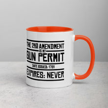 Load image into Gallery viewer, 2ND AMENDMENT // Mug with Color Inside
