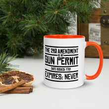 Load image into Gallery viewer, 2ND AMENDMENT // Mug with Color Inside
