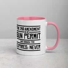 Load image into Gallery viewer, 2ND AMENDMENT // Mug with Color Inside
