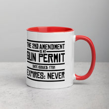 Load image into Gallery viewer, 2ND AMENDMENT // Mug with Color Inside
