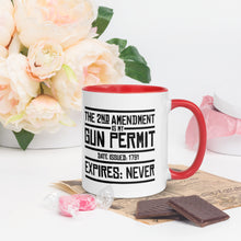 Load image into Gallery viewer, 2ND AMENDMENT // Mug with Color Inside
