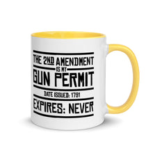 Load image into Gallery viewer, 2ND AMENDMENT // Mug with Color Inside
