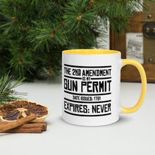 Load image into Gallery viewer, 2ND AMENDMENT // Mug with Color Inside
