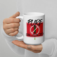 Load image into Gallery viewer, PURE BLOOD // White glossy mug // 15oz
