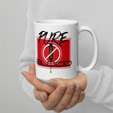 Load image into Gallery viewer, PURE BLOOD // White glossy mug // 15oz
