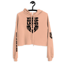 Load image into Gallery viewer, WISE UP RISE UP LIONS // Crop Hoodie
