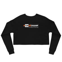 Load image into Gallery viewer, TEAM BECHAMP -- Crop Sweatshirt (black)
