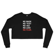 Load image into Gallery viewer, NO FEAR - Crop Sweatshirt
