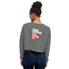 Load image into Gallery viewer, KILL YOUR TV // Crop Sweatshirt, gray
